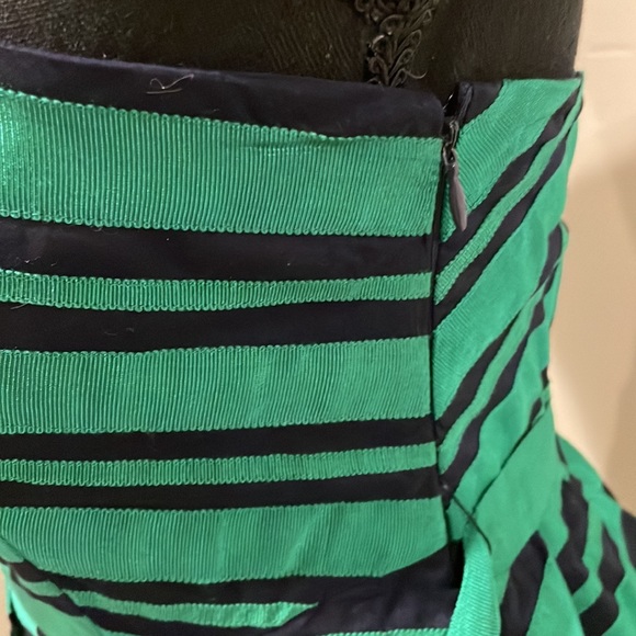 Green and Navy Striped Dress - Picture 7 of 14